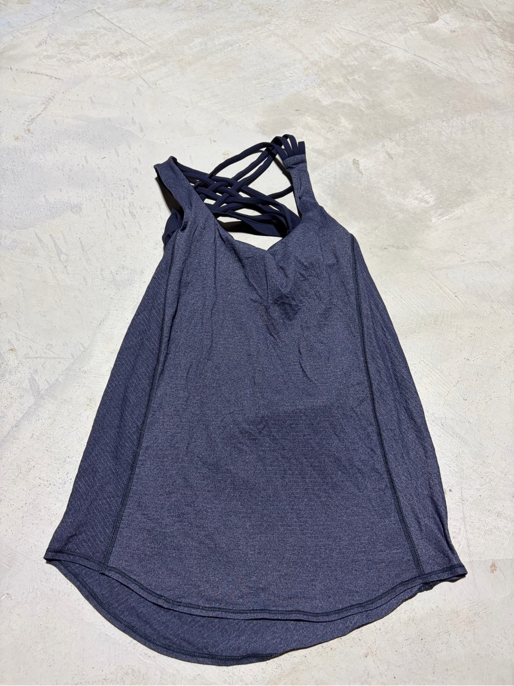 Lululemon Womens Strappy Active Tank Top with built in sports bra 4
